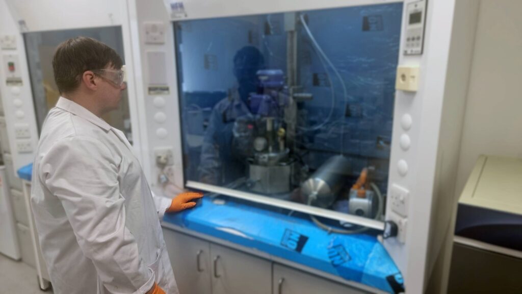 Centaur Chemist working on research and development
